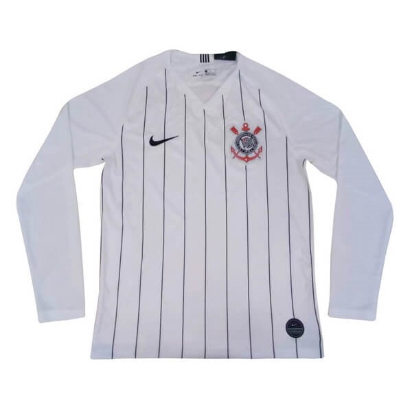 Camiseta Corinthians Paulista 1ª ML 2019/20 Blanco